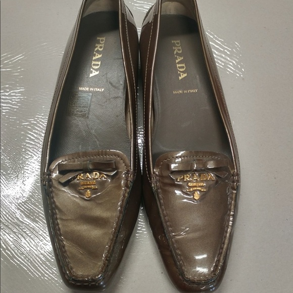 Prada Metallic loafers - Picture 1 of 2